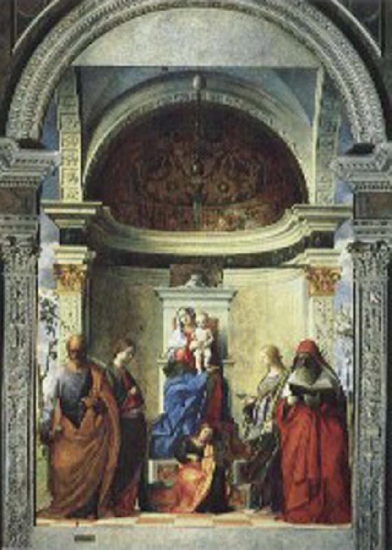 Gentile Bellini Zakaria St. altar painting France oil painting art